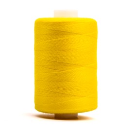 Realm Overlocking Sewing Machine Polyester Thread – 1000 Yard Spool (Bright Yellow)