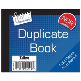 Tallon Half Size NCR Duplicate Book
