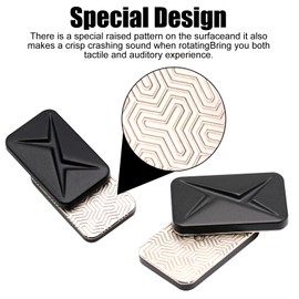 OBEST Fidget Slider EDC Toys, Anxiety Relieving Decompression for Adults, Toy for Autism and TDHD, Gifts for Teenagers (Black)