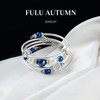 Pulsera de cuentas para mujer, pulsera de plata para mujer,