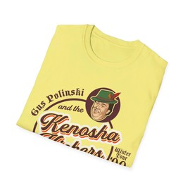 Vintage Band Tour Unisex T-Shirt, Home Alone Gus Polinski Kenosha Kickers Tee, 90s Movie Fan Gift, Retro Musician Shirt
