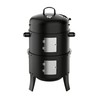 18 Inch Vertical Charcoal Smoker, 3-in-1 Heavy Duty