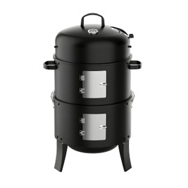 18 Inch Vertical Charcoal Smoker, 3-in-1 Heavy Duty