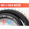 YAMATIC 3/8" Pressure Washer Hose 50FT with Stainless Steel Quick