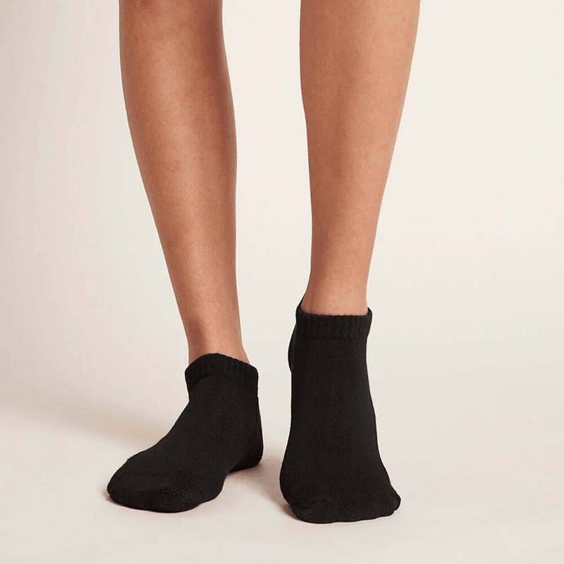 Boody Cushioned Ankle Socks, Black / 40-45