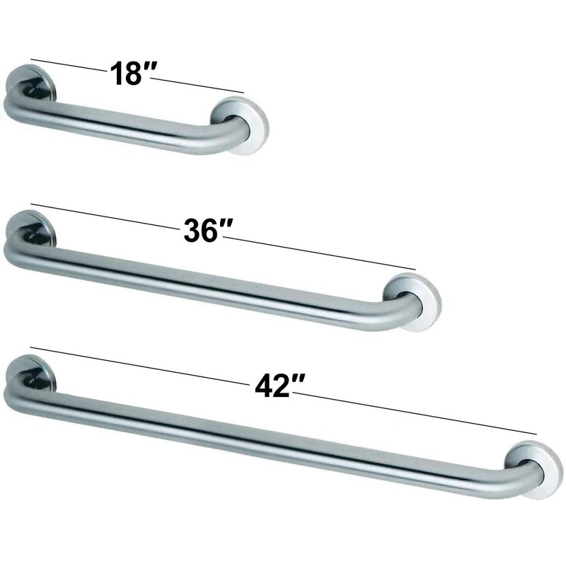 ADA Grab Bar Bundle for Commercial Restrooms & Public Bathrooms