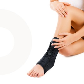 ORRY Lace up Ankle Support - Adjustable Fit & Therapeutic Comfort