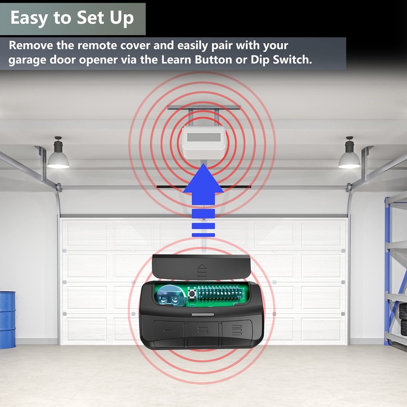 Universal Garage Door Opener Remote Compatible with LiftMaster Chamberlain Genie