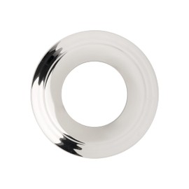 The Can Converter - 7’¾", Ceiling Medallion, for Home Improvement, Beveled Round, Cover Ring for Ceiling Lighting, Pendant, Light Fixture, Hanging Light Fixture, Steel, Polished Chrome