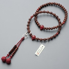Buddhist Altanya Takita Shoten Prayer Beads Jodo Buddhist Beads for Women (Glossed) Agate Tailoring 60,000 Pure Land 8 inches Pure Silk Flower Buddhist Buddhist Beads, Kyoto Prayer Beads, Two-wheel Prayer Beads, Daily Prayer Beads (Kyoto Nenju Beads Manu