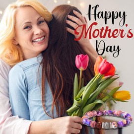 FIEEFX Gifts for Mother in Law, Mothers Day Christmas Valentines Day Easter Birthday Gifts Stocking Easter Basket Stuffers Beaded Bracelet Jewelry Gifts for Mother-in-Law from Daughter in Law