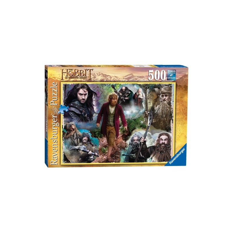 Ravensburger The Hobbit Bilbo and His Companions Puzzle (500 Pieces)