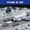 ZAKVENFUN Space Rocket Shuttle Launch Toy Set with 3 Astronaut