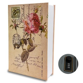 Golgner Book Safe with Combination Lock, Book Safe Safe, Secret Storage Box, Code Lock Book Safe, Book Safe for Office, Home, Money Jewellery Valuable Objects, 24 x 15.5 x 5.5 cm
