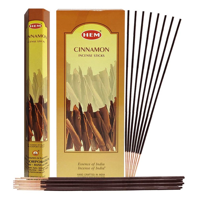Cinnamon Incense Sticks and Incense Stick Holder Bundle Insence Insense