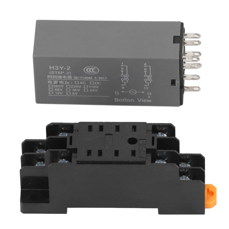 Delay Timer Relay 2 Way LCD Digital Display Electrical Multifunctional