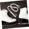 SUPVOX 1 Pair Waxed Hockey Sports Shoelaces Durable Flat Laces