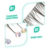 Ipetboom 10pcs False Eyelashes with Mini Rhinestones Natural Fish Tail