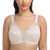 DotVol Large Busts Wirefree Non Padded Comfort Plus Size Lace
