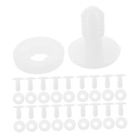 Operitacx 50sets Plush Toy Joint Repair Kit Doll Joint Connectors Plastic Gaskets for Doll Making Crafting