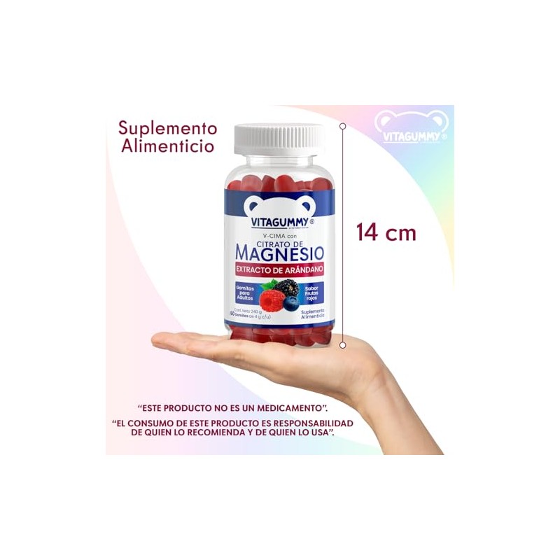 Gomitas de V-CIMA con Citrato de Magnesio con Extracto de