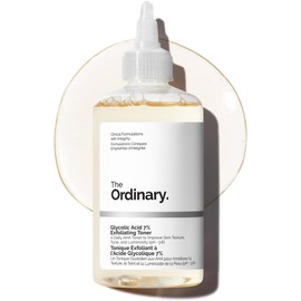 The Ordinary Glycolic Acid 7% Exfoliating Toner, Exfoliante con Ácido Glicólico al 7% — Tónico de uso diario para una piel más radiante y con textura más suave