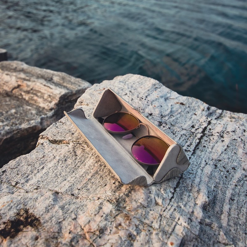 ActiveSol Glasses Case "Shadow Box" | Hard Case for Glasses