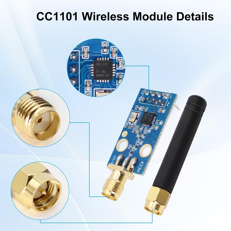 CC1101 SMA Antenna Radio Transceiver Module AYWHP 1 Piece CC1101