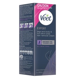 Veet Expert Hair Removal Cream for All Skin Types, 100 ml