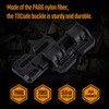 TACTICAL_GEEK TGCodeG5 Quick-Release Buckles: No-Sew, 2 Pack Durable PA66 Nylon