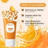 2PC Orange Exfoliating Gel for Face Body Skin, Orange Exfoliate