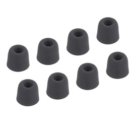 sourcing map Replacement Foam Ear Tips Earbuds Bud 3-4mm Middle Size Earbuds Tips for Earphones Black 8 Pcs