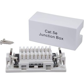 InstallerParts (5 Pack) Cat 5E Junction Box - 110 Punch Down Type – UL Listed
