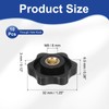 PATIKIL M8 x 32mm Thread Clamping Nuts, 10 Pcs 6