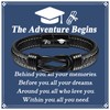 YELUWA Graduation Gift for Him, Class of 2024 Leather Graduation