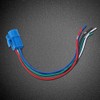 10Pcs Push Button Switch Socket Flame Retardant Plastic Shell Wire