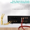 Monosaudio Speaker Fork Connector 8 Pieces Y Flat Connector Screw