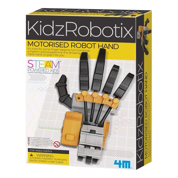 4M Kidzrobotix Motorized Robot Hand Kids Science Kit