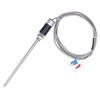 Temperature Sensor Waterproof Pt100 Thermistor Temp Probe for Measurement WZPT‑10