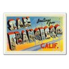 Greetings from San Francisco Vinyl Sticker - Car Phone Helmet - Select Size