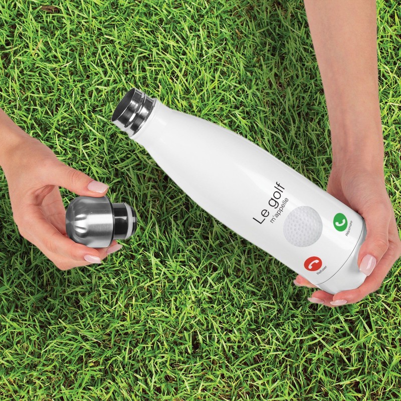 Golf M'appe Insulated Flask - White