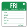 Hygiplas Removable Day of the Week Label - Friday (Pack