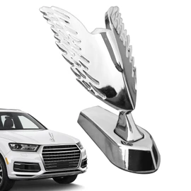 Hood Decoration for Trucks | Angel Wings Emblem Badge Auto Sticker | Front Vehicle Hood Ornament for SUVs, Sports