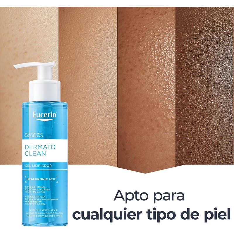 Eucerin Dermatoclean Gel Limpiador Facial 200Ml