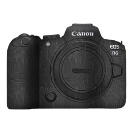 kakotopa Camera Body Protective Skin Compatible with EOS R6,Full Coverage Anti-Scratch Decorative Wrap Film,Precision Cut,Easy to Apply,Removable Sticker (Circuit Board Black)
