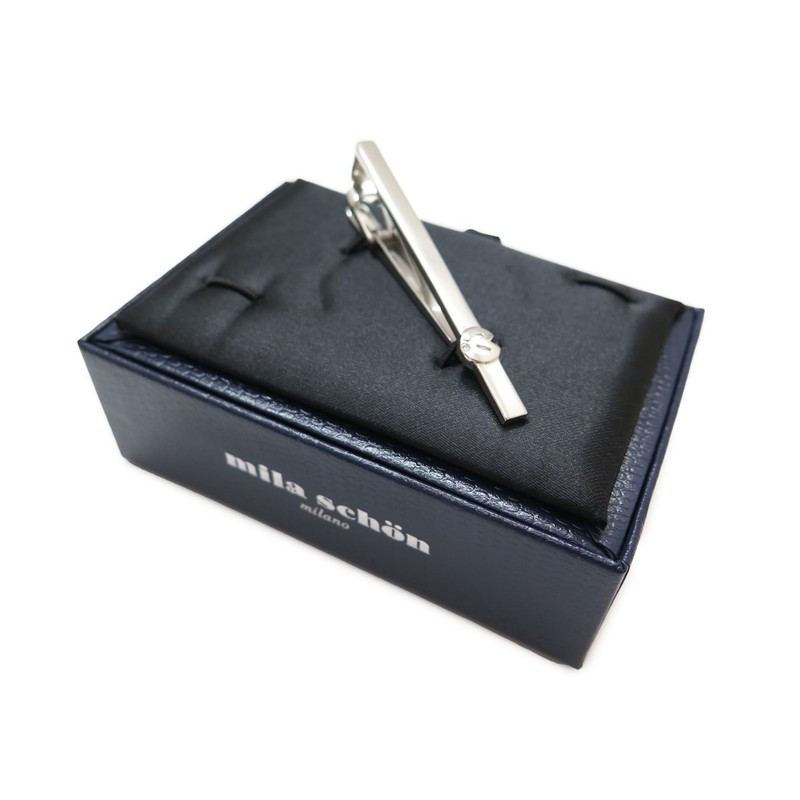mila schon M Mark Icon Tie Bar Tie Pin Tie