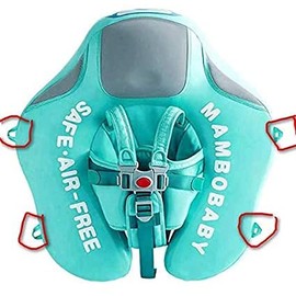 UPF 50+ UV Sun Protection Canopy for mambobaby Float Swim Trainer (Blue)