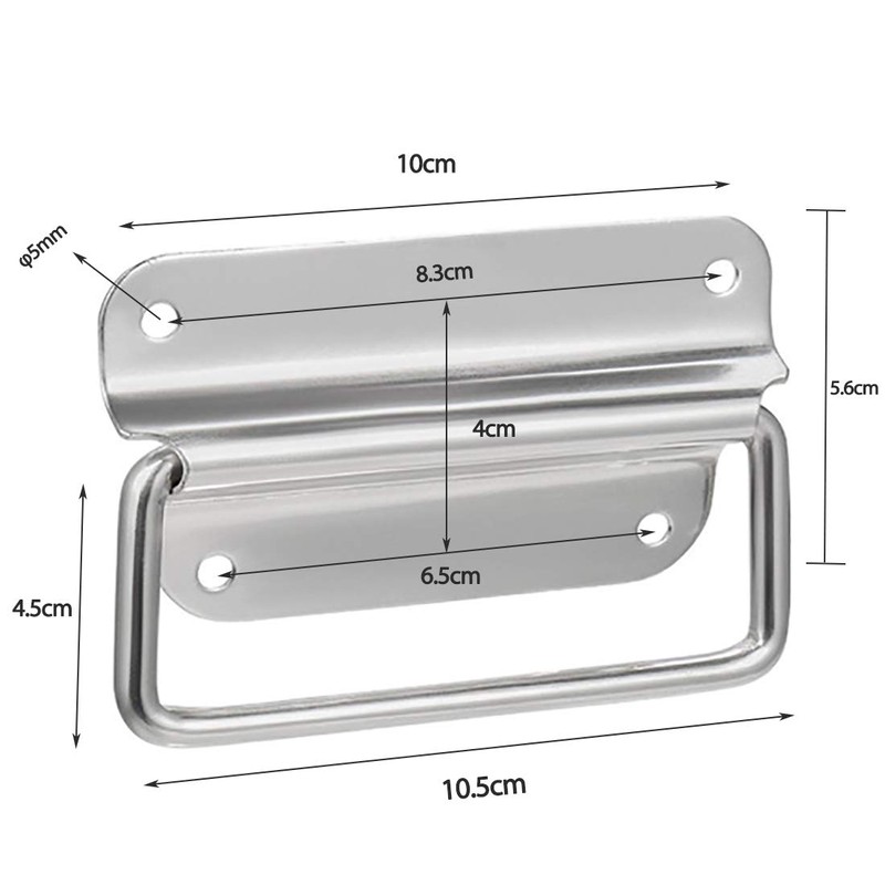 Folding Handles, Stainless Steel Box Handle, Foldable Carry Handles, Box