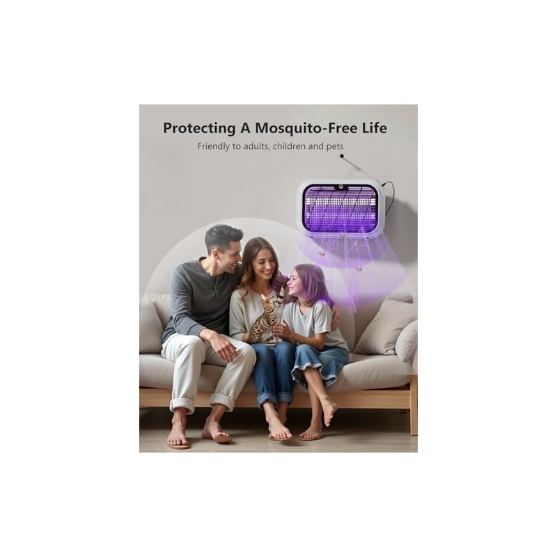 Bug Zapper Indoor, High Voltage Electric Mosquito Zapper, Durable Fly