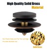 Artiwell Bronze Universal Tub Drain Tip Toe Tub Conversion Kit
